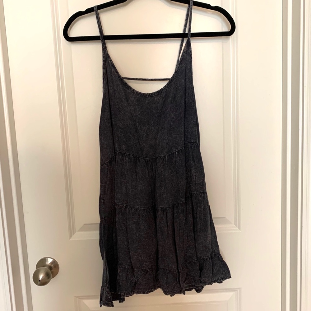Gray marbled beachy dress